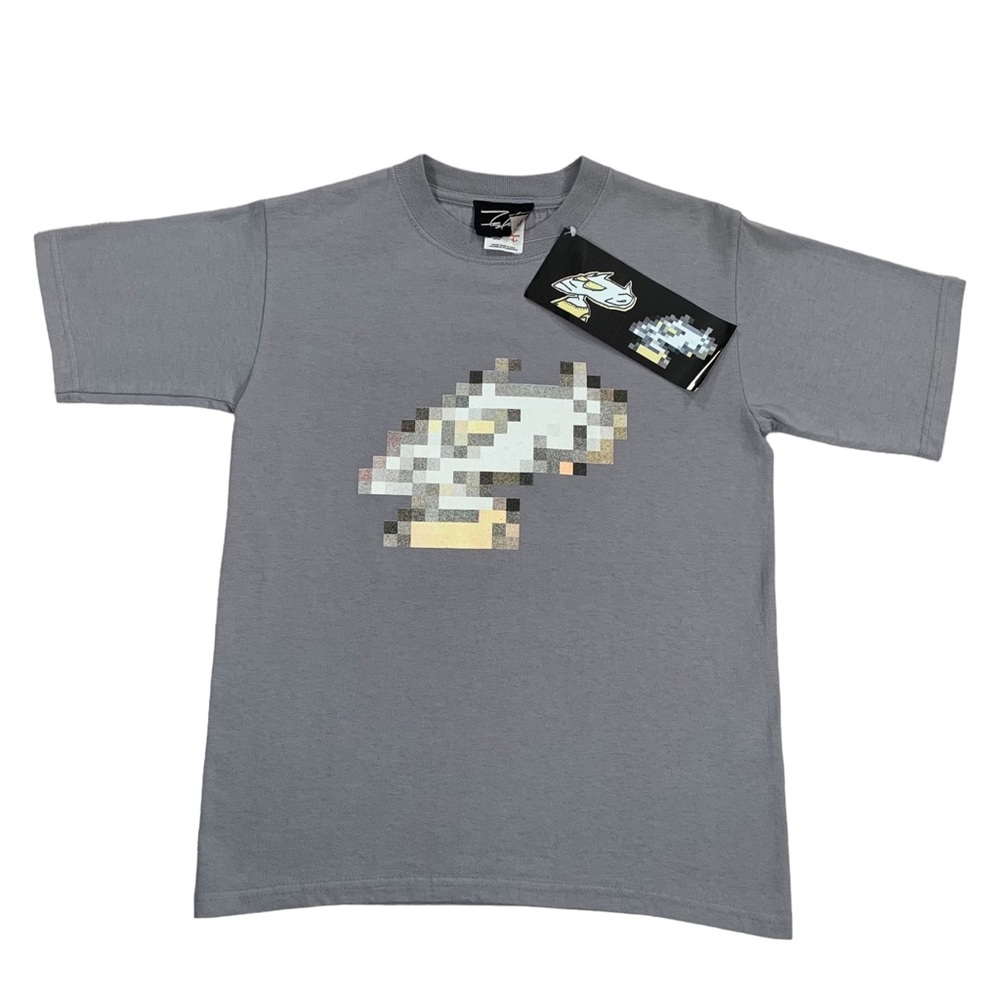 Vintage Futura Youth Gray Blurred Face Short Sleeve T Shirt Size Youth Large